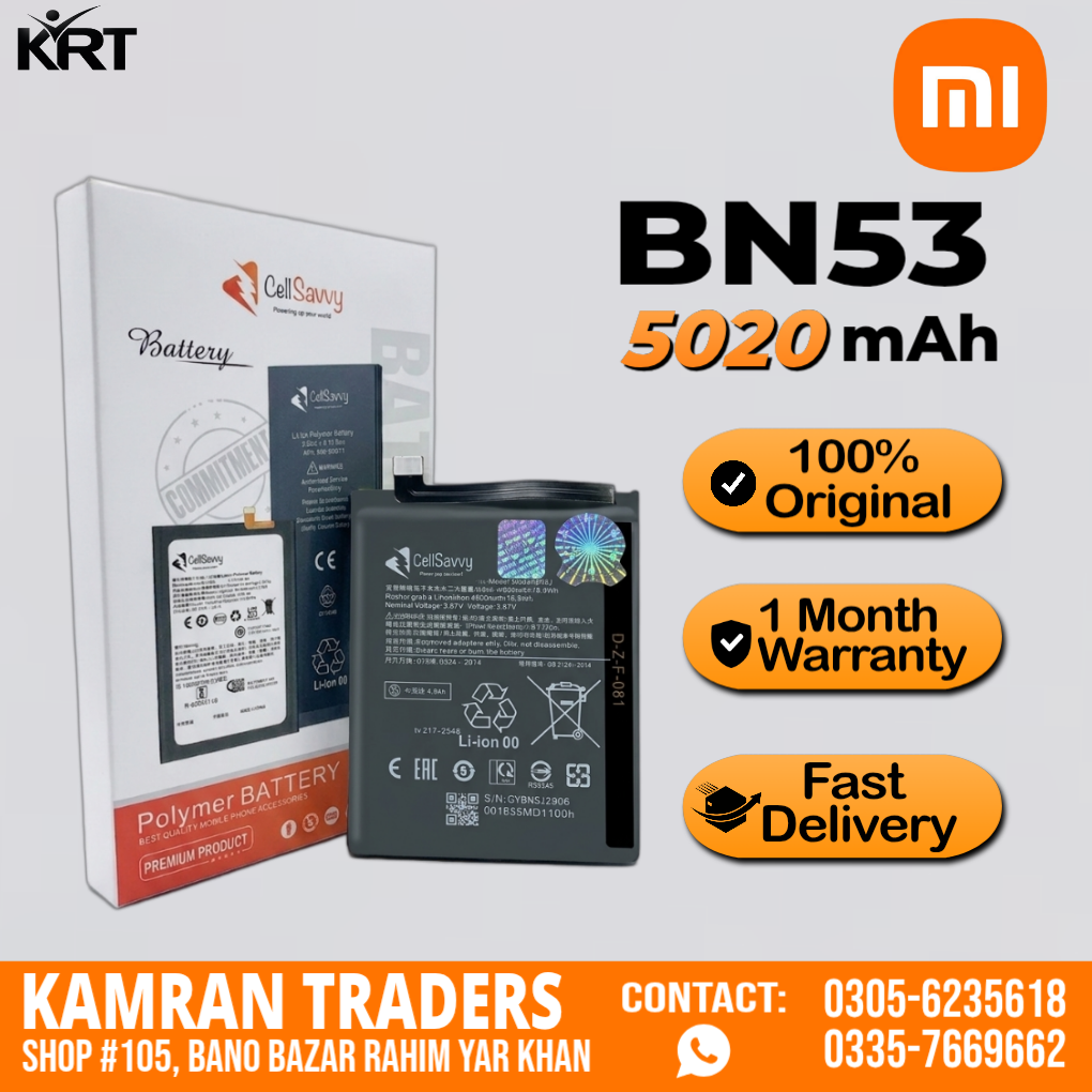 REDMI NOTE 10 PRO (BN53) ORG BATTREY