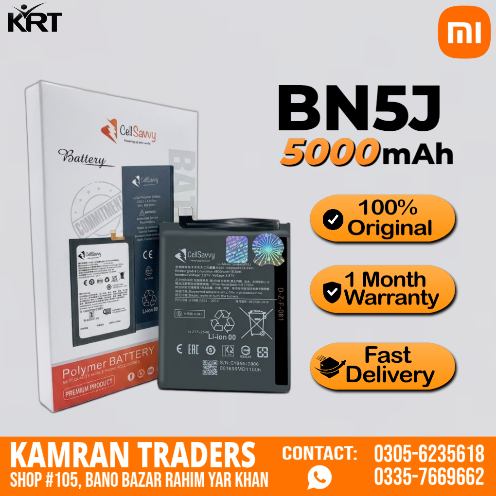 REDMI NOTE 12 5G (BN5J) ORG BATTREY