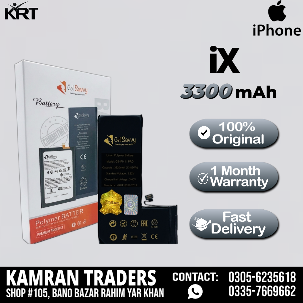 IPHONE IX ORG BATTREY