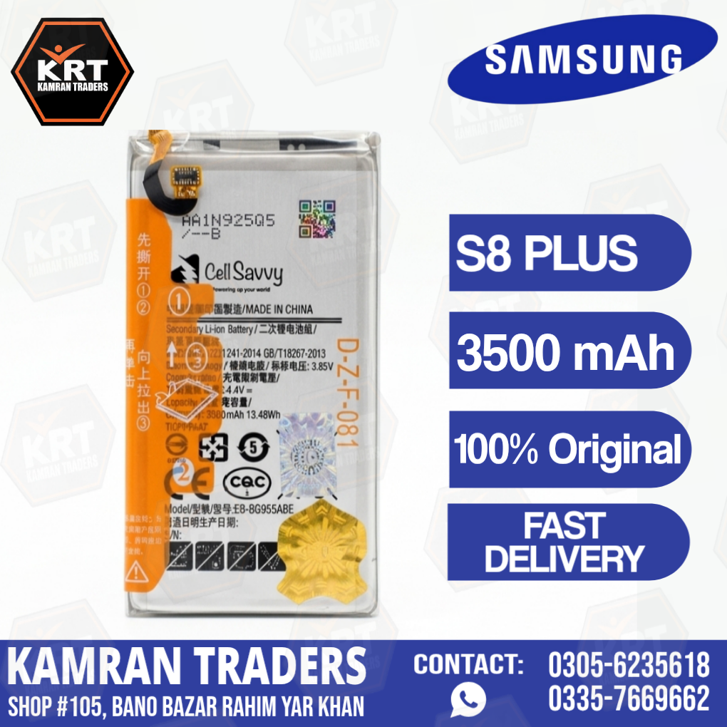 SAMSUNG S8 PLUS BATTREY